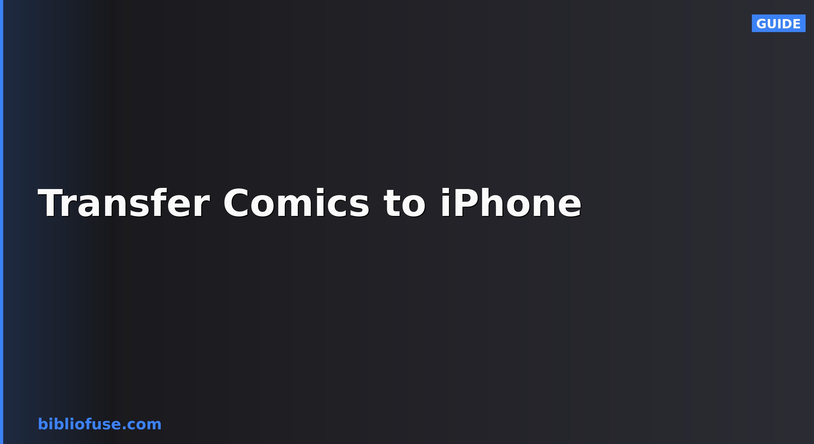 Cara Pindahkan Komik ke iPhone Tanpa iTunes atau Kabel